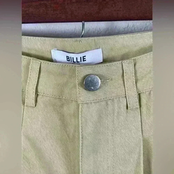 BILLIE THE LABEL Devon Cropped Pant Size 2 NWT Khaki - Picture 7 of 14
